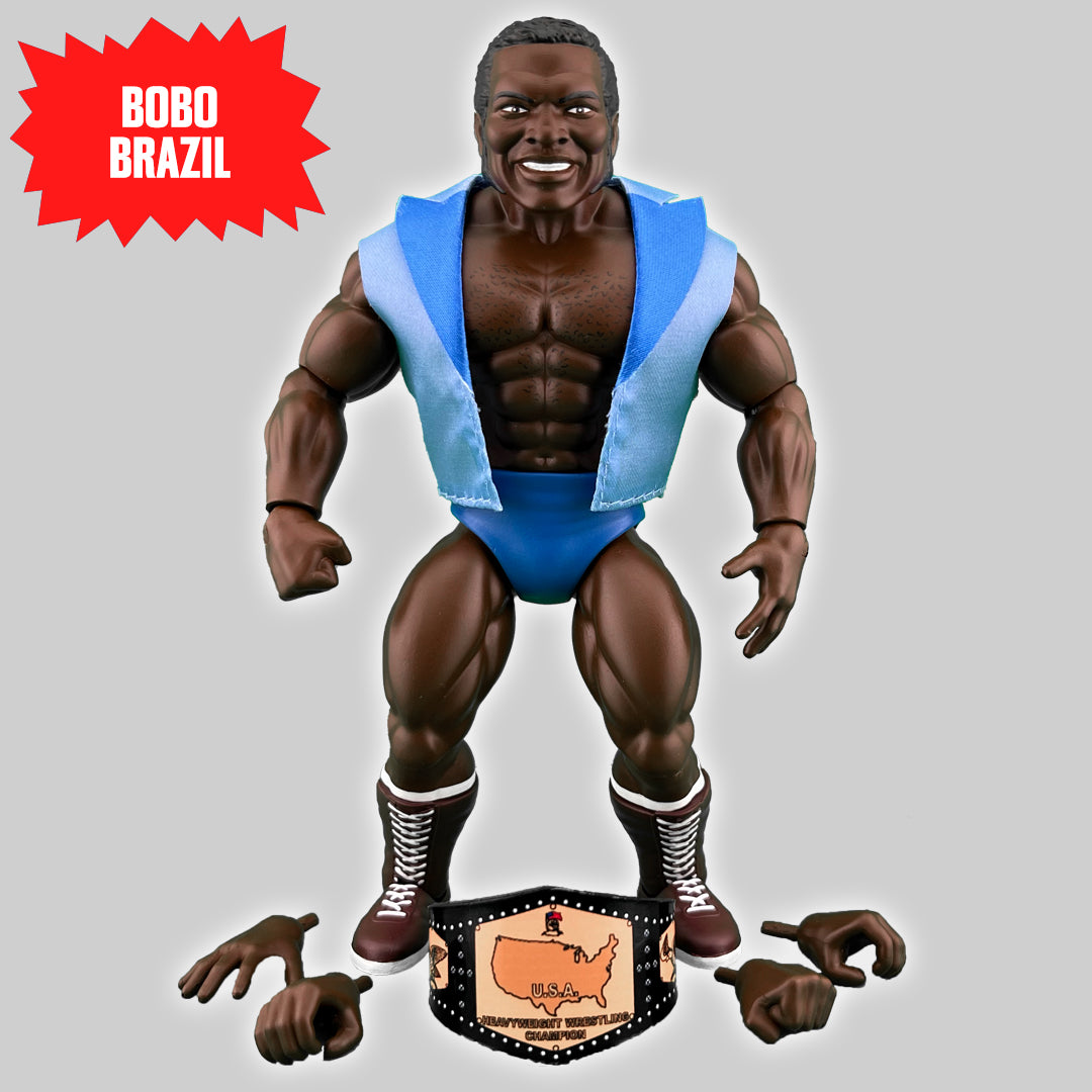 Remco PowerTown AllStar Wrestlers Series 1: Bobo Brazil!