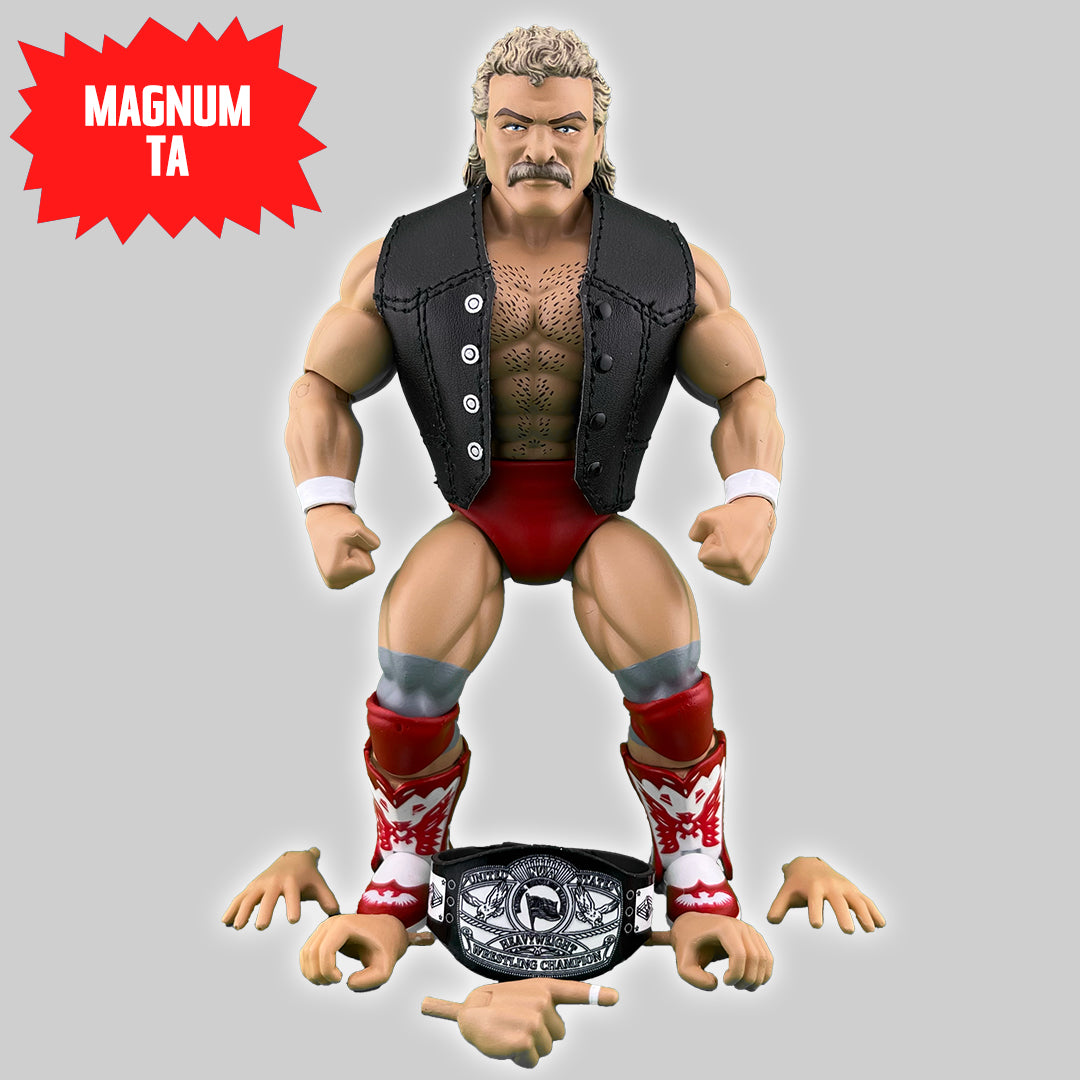 Remco PowerTown AllStar Wrestlers Series 1: “I Quit Match” 2-Pack!