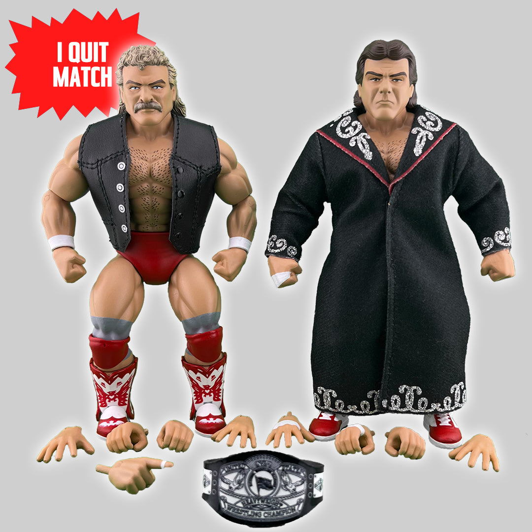 Remco PowerTown AllStar Wrestlers Series 1: “I Quit Match” 2-Pack!