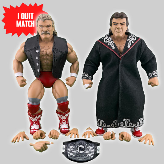 Remco PowerTown AllStar Wrestlers Series 1: “I Quit Match” 2-Pack!