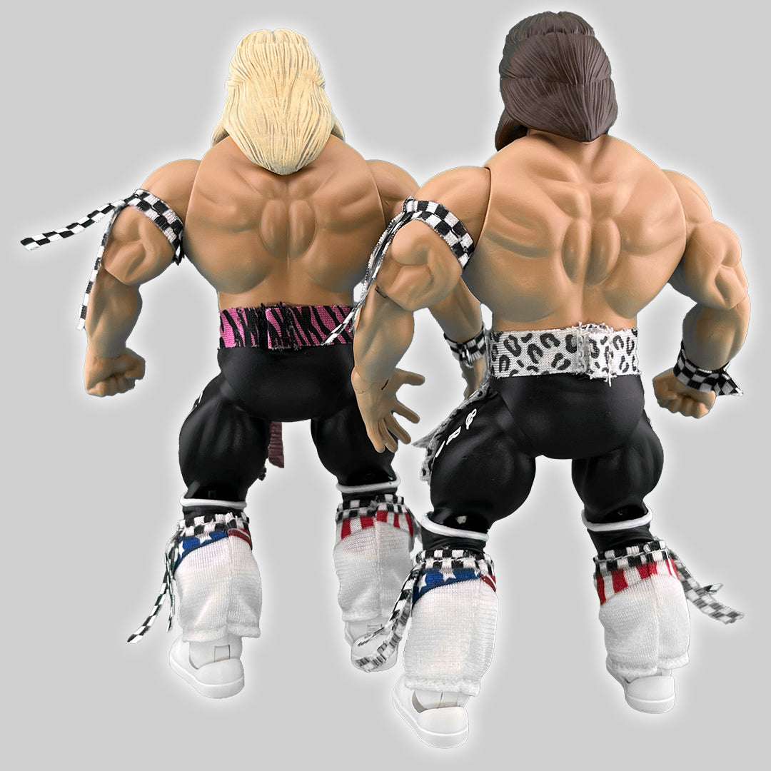 Remco PowerTown AllStar Wrestlers Series 1: Rock 'n' Roll Express 2-Pack!