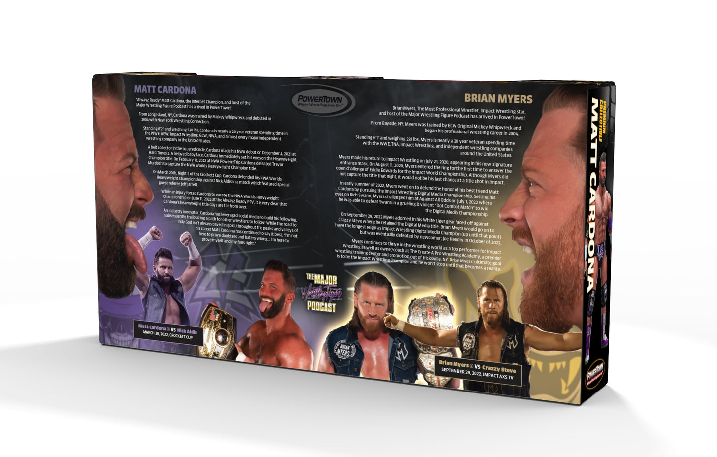 Matt Cardona & Brian Myers MWFP Ultras Two-Pack Pre-Order Closed, Thank You.