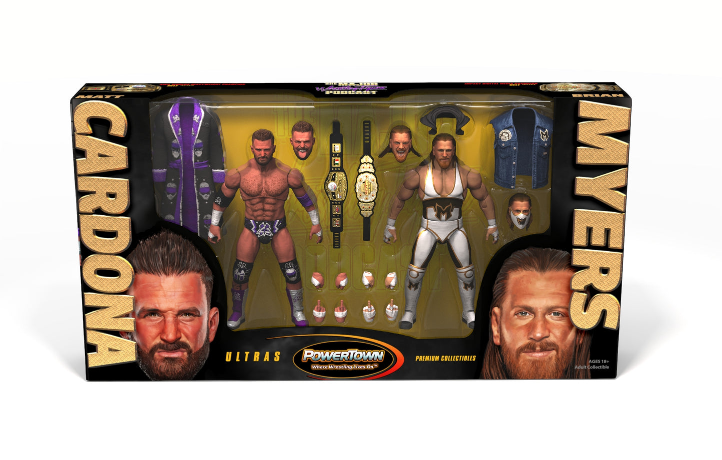 Matt Cardona & Brian Myers MWFP Ultras Two-Pack Pre-Order Closed, Thank You.