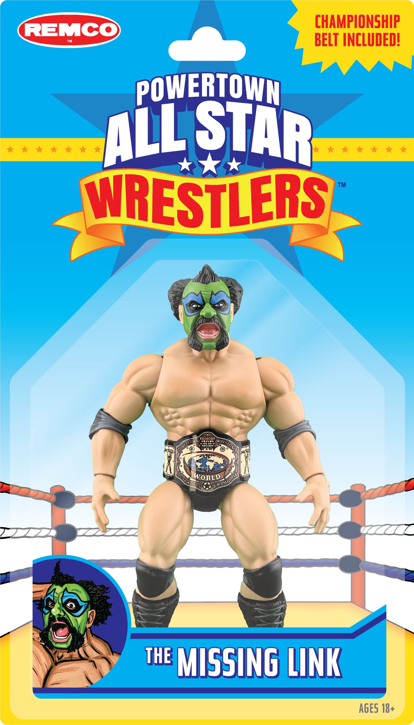 Remco PowerTown AllStar Wrestlers Series 1: The Missing Link!