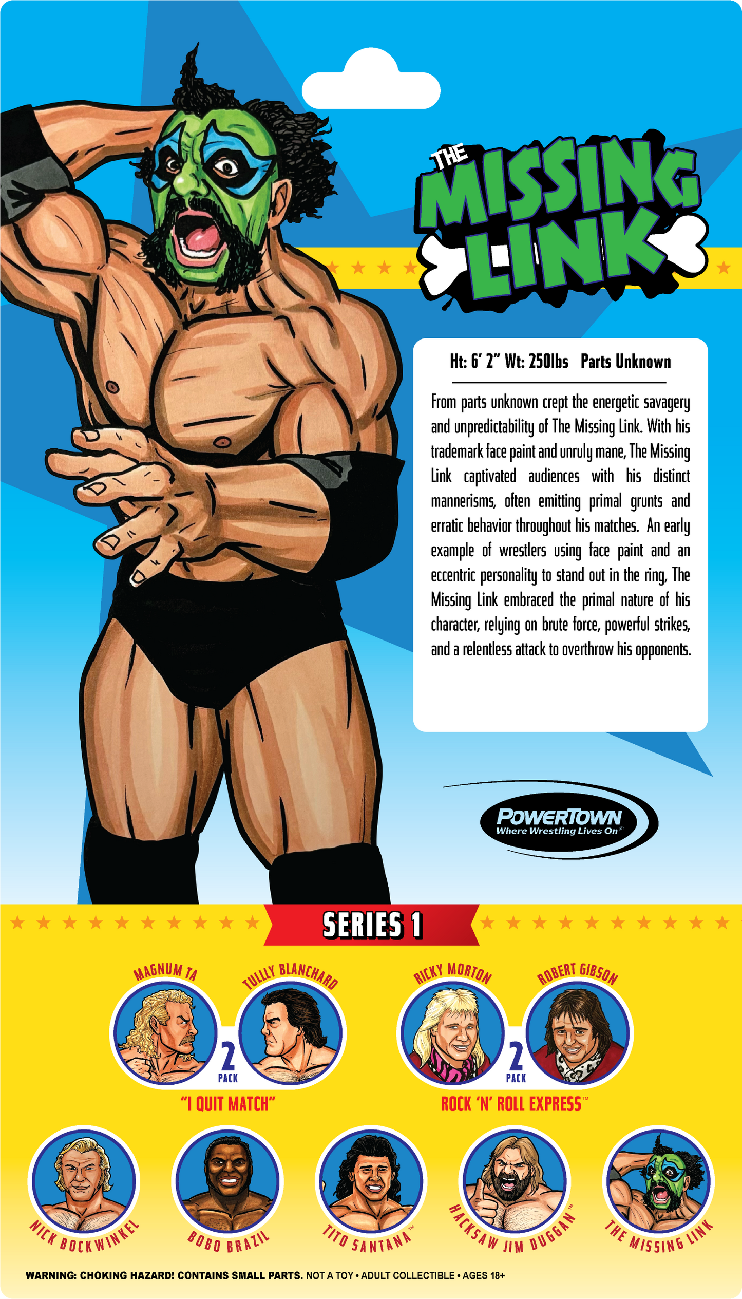 Remco PowerTown AllStar Wrestlers Series 1: The Missing Link!