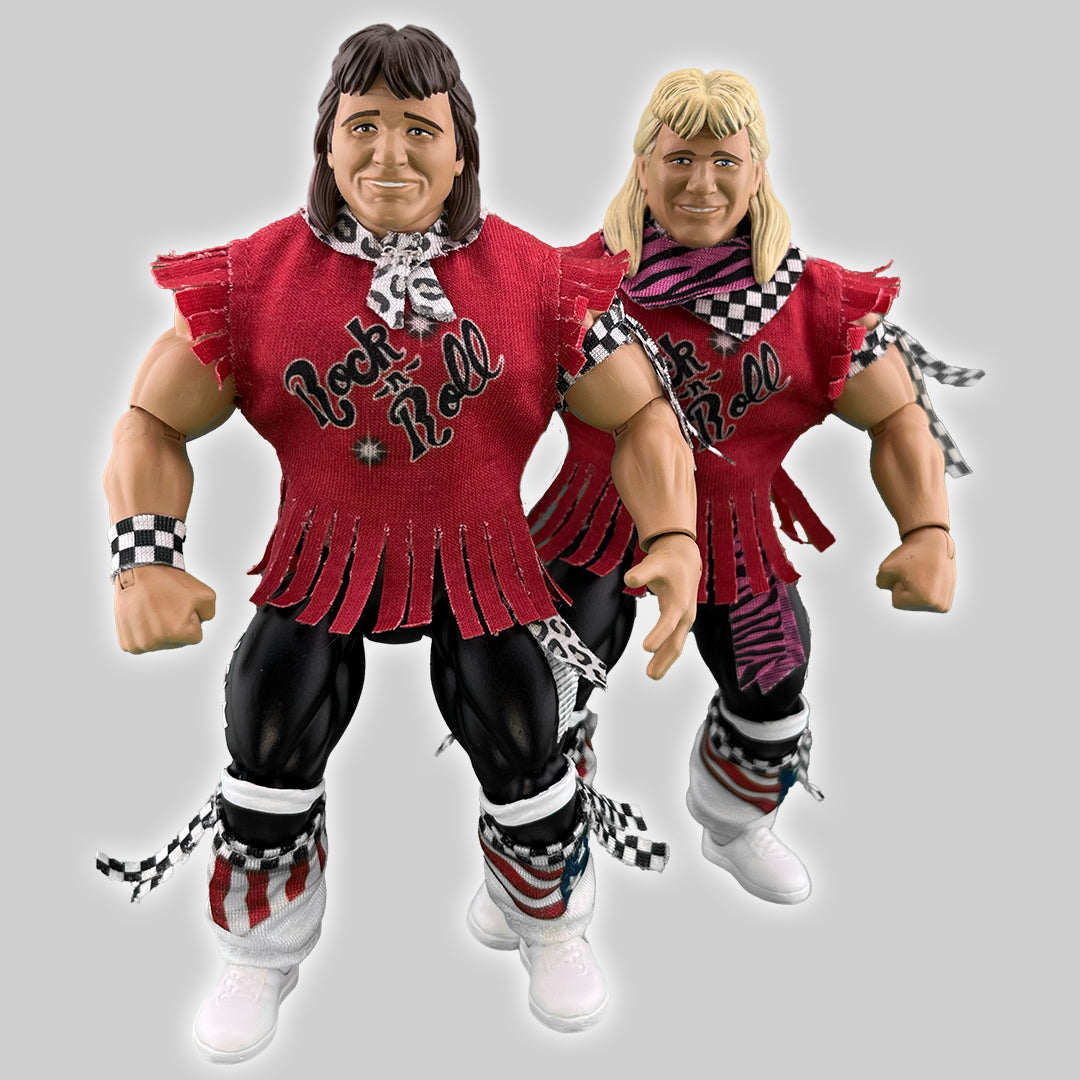 Remco PowerTown AllStar Wrestlers Series 1: Rock 'n' Roll Express 2-Pack!