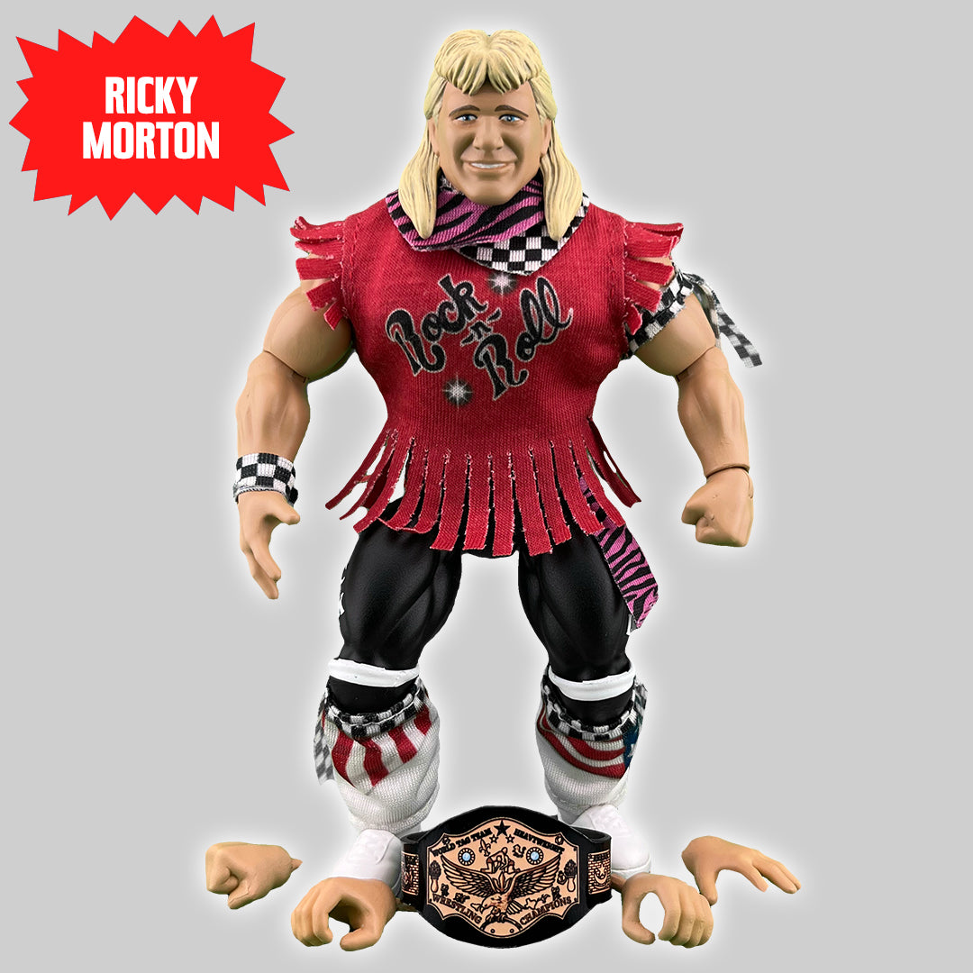 Remco PowerTown AllStar Wrestlers Series 1: Rock 'n' Roll Express 2-Pack!