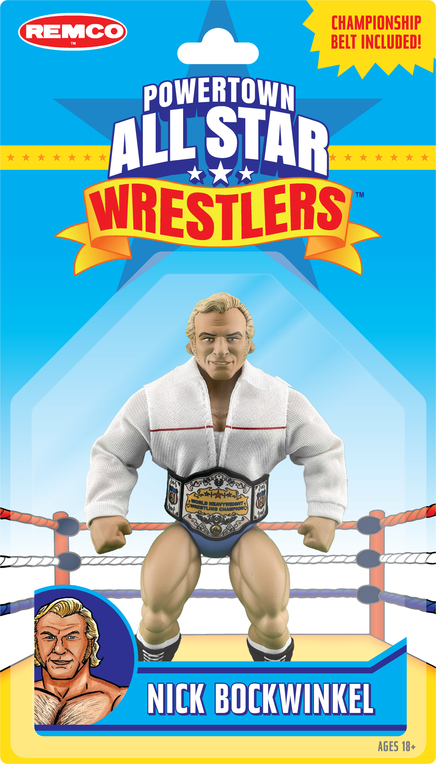 Remco PowerTown AllStar Wrestlers Series 1: Nick Bockwinkel!