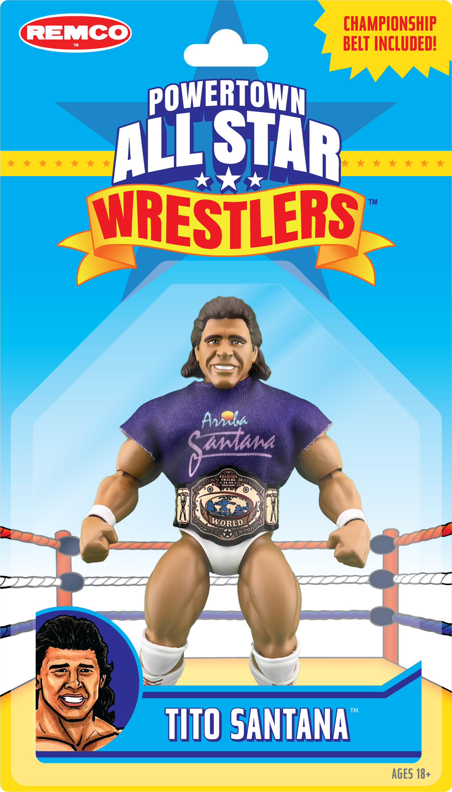 Remco PowerTown AllStar Wrestlers Series 1: Tito Santana!