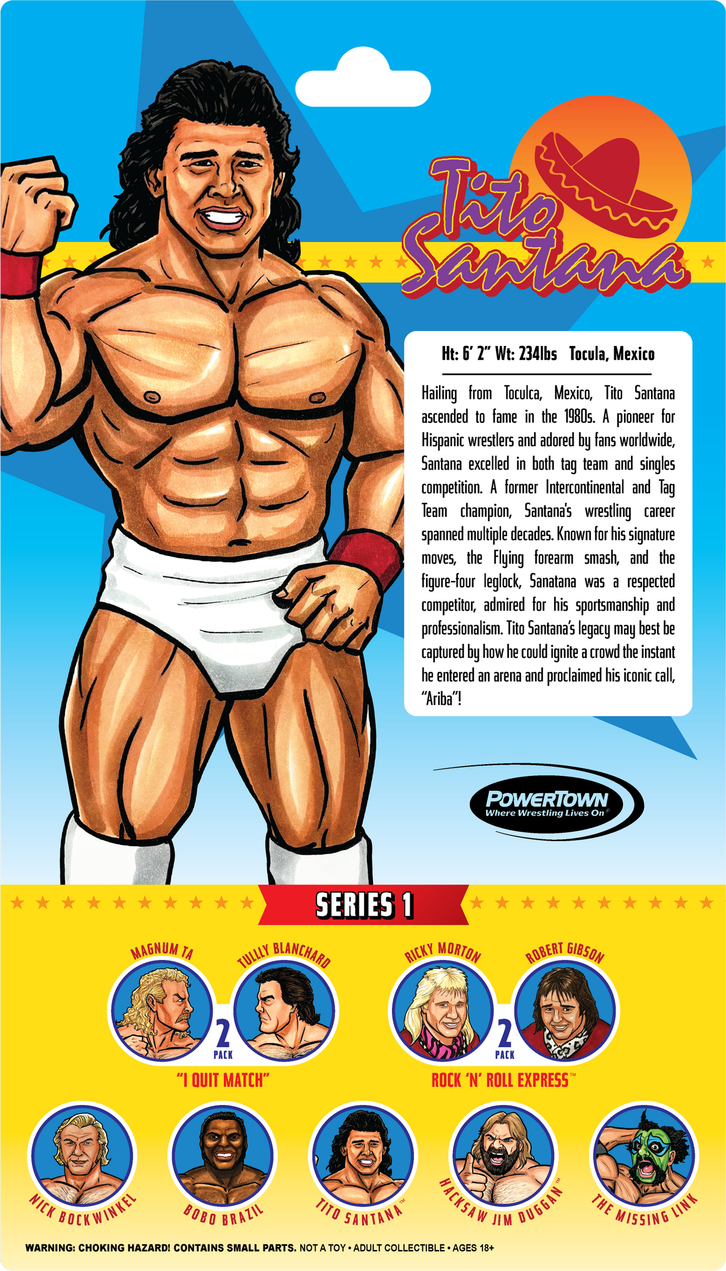 Remco PowerTown AllStar Wrestlers Series 1: Tito Santana!